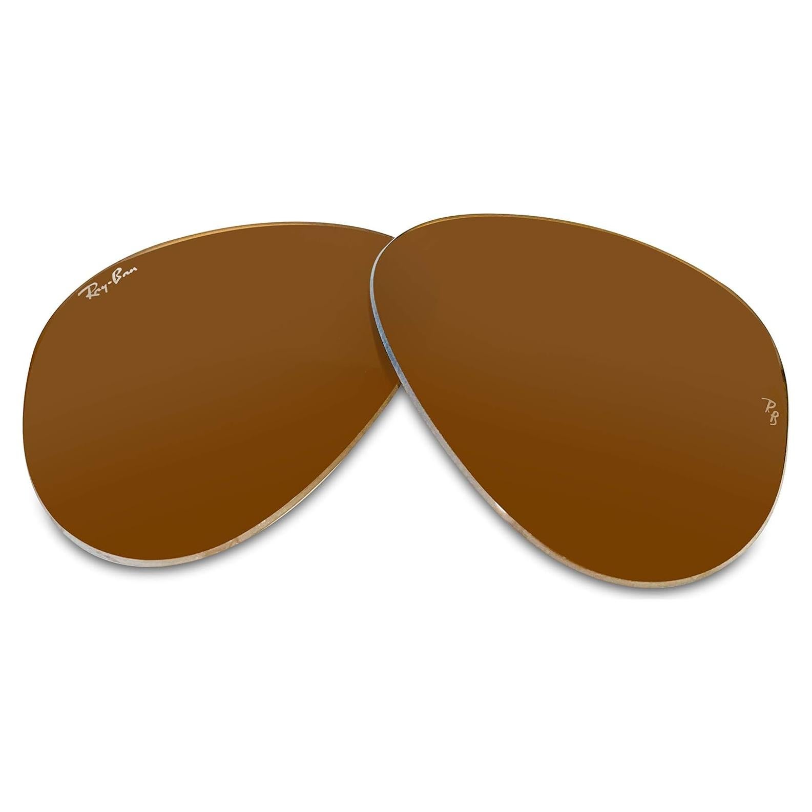 Lentes Ray-Ban Aviator RB3025 55mm Marrón + Kit de Cuidado