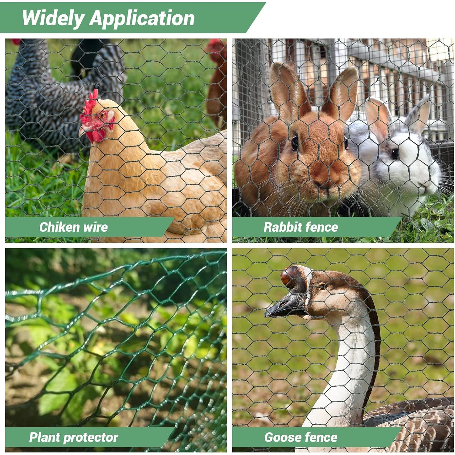 Malla de Alambre Galvanizada Lucomb 35x300 cm para Jardín