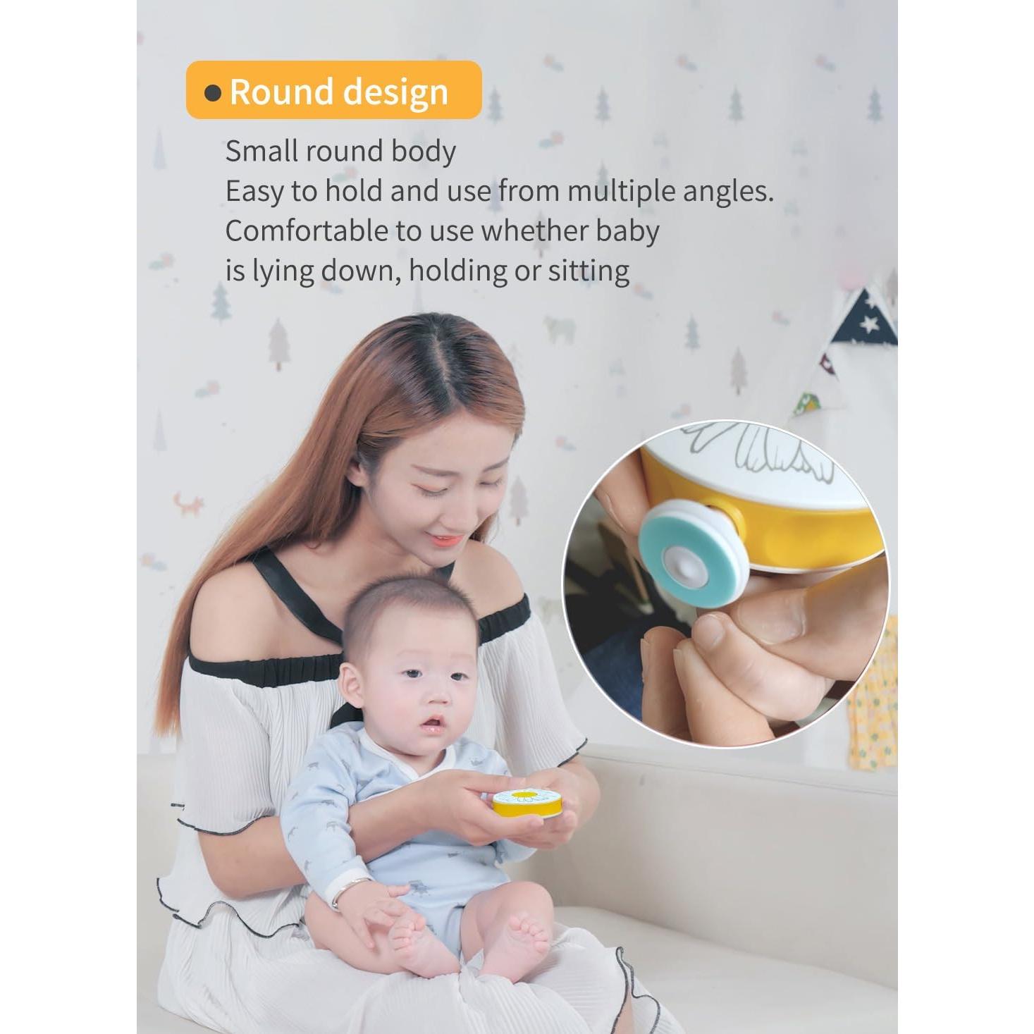 Cortador de Uñas Eléctrico GOSATYUM Recargable USB 6 Almohadillas