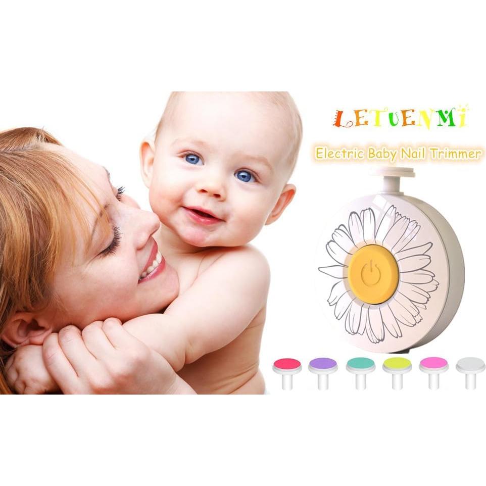 Cortador de Uñas Eléctrico GOSATYUM Recargable USB 6 Almohadillas