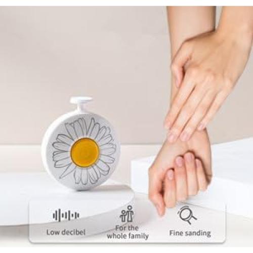 Cortador de Uñas Eléctrico GOSATYUM Recargable USB 6 Almohadillas