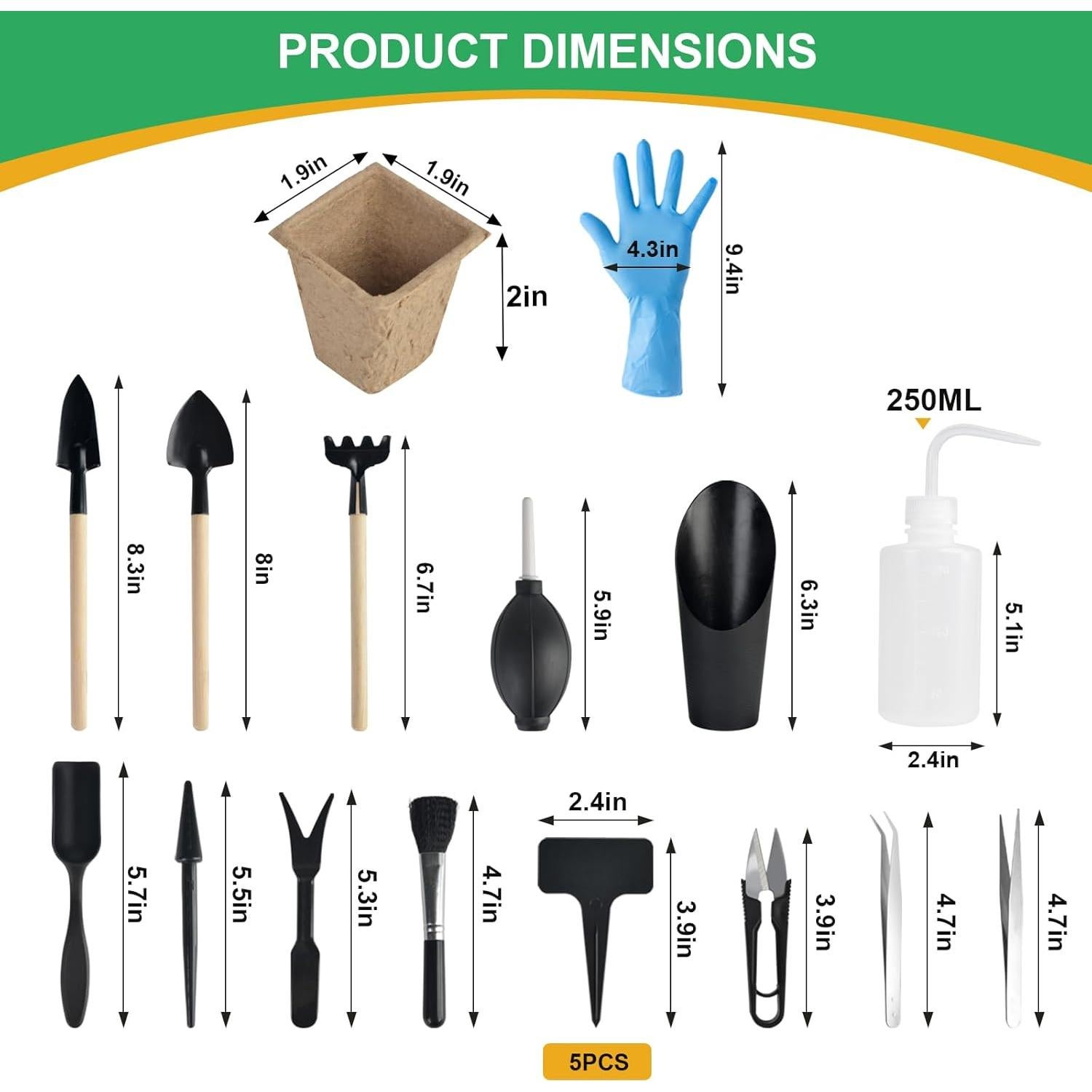 Juego de Herramientas para Suculentas Succulentlovers 26 Piezas