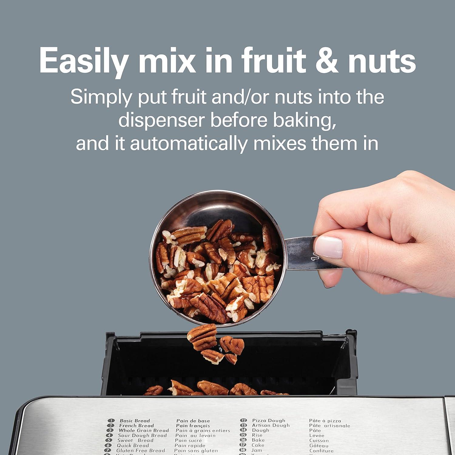 Máquina de Pan Hamilton Beach 29890 2 lb Acero Inoxidable