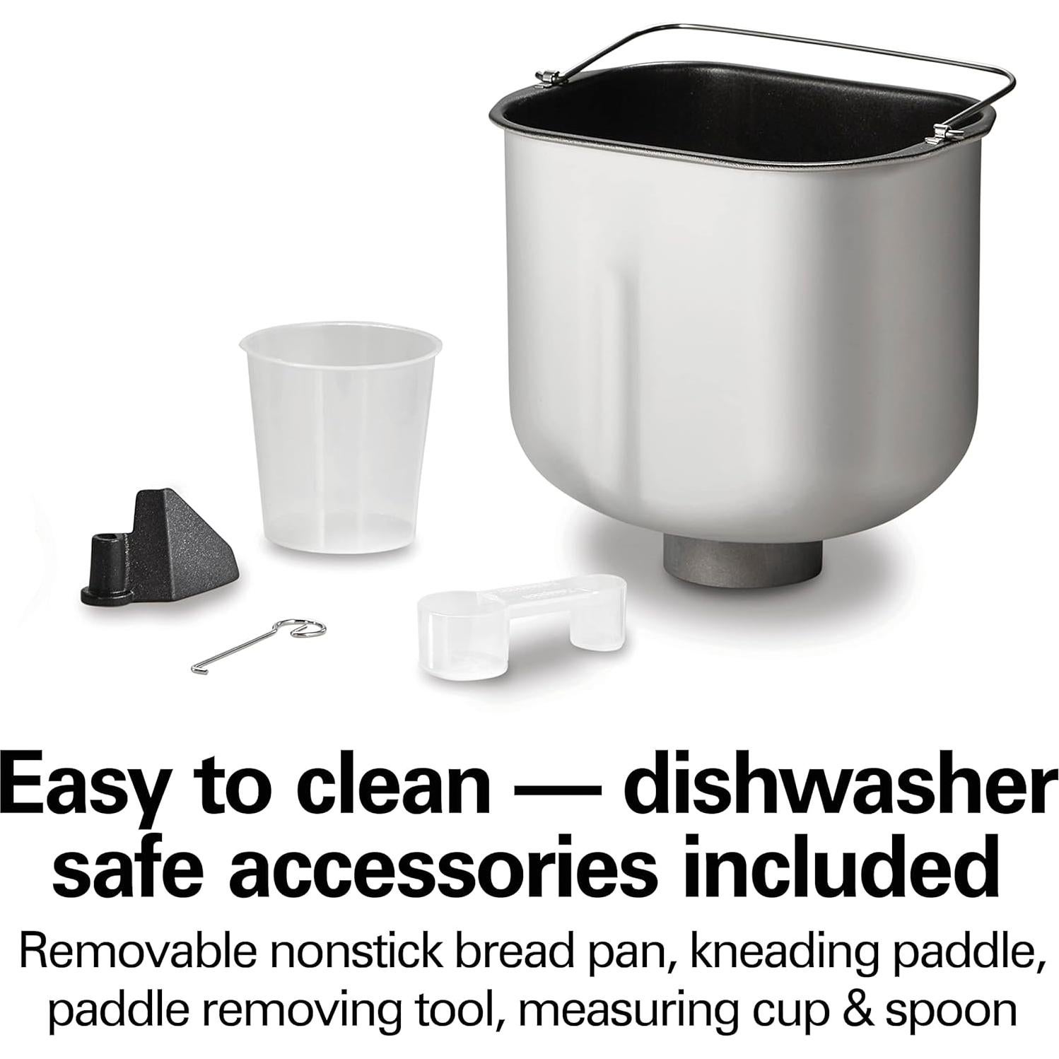 Máquina de Pan Hamilton Beach 29890 2 lb Acero Inoxidable