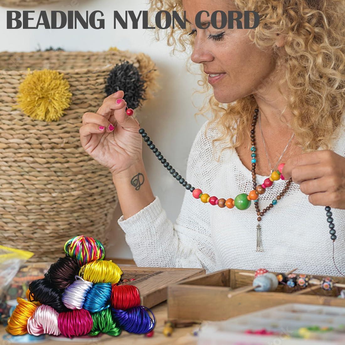 Cuerda de Nylon Satín 1.5mm 12 Paquetes 252 Yardas Ewparts