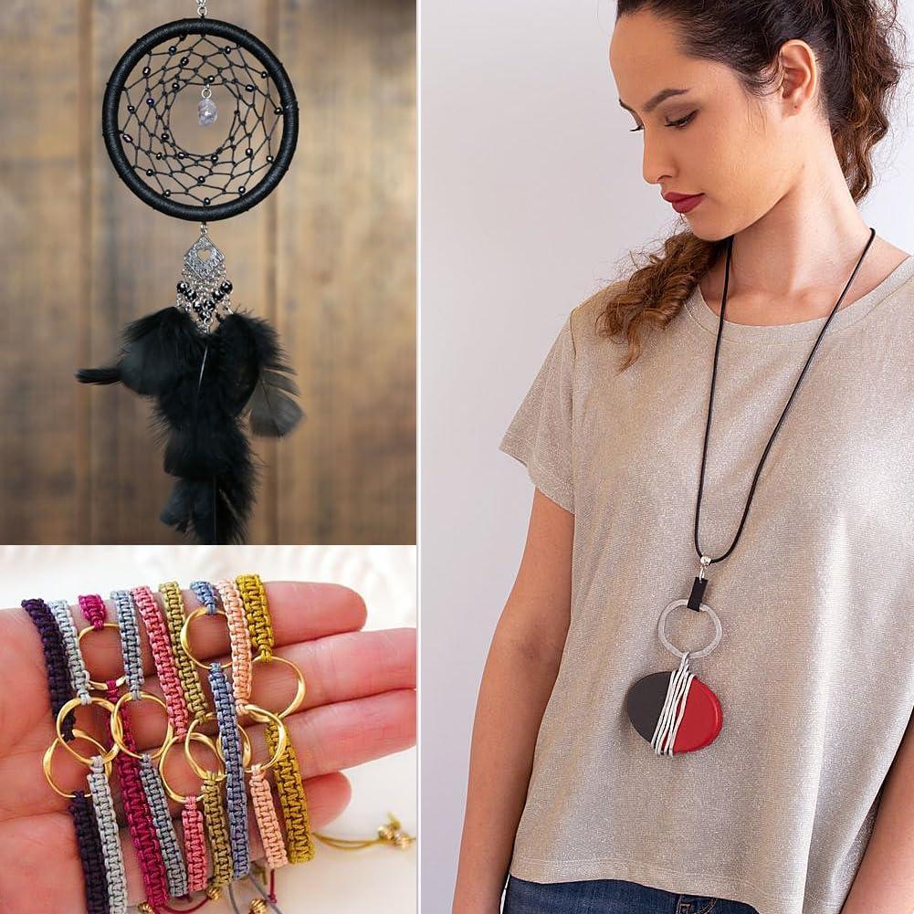 Cuerda de Nylon Satín 1.5mm 12 Paquetes 252 Yardas Ewparts