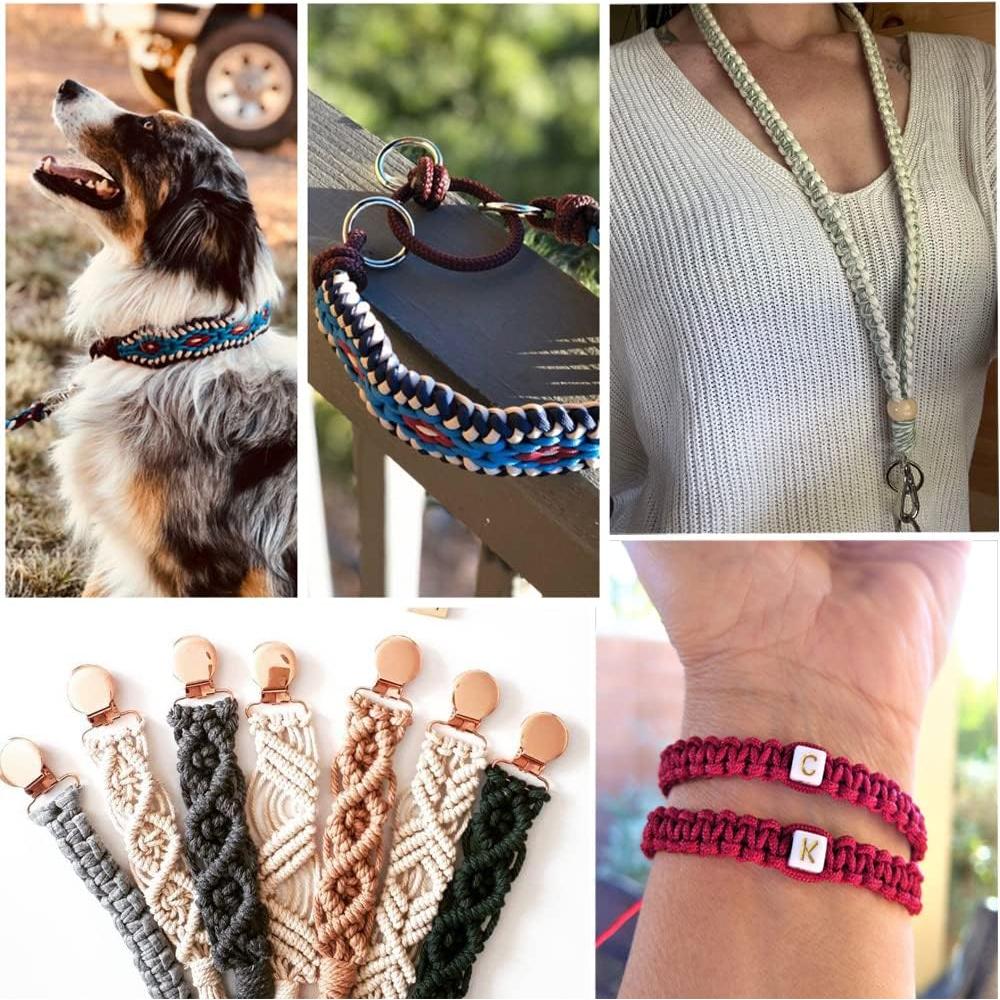 Cuerda de Nylon Satín 1.5mm 12 Paquetes 252 Yardas Ewparts