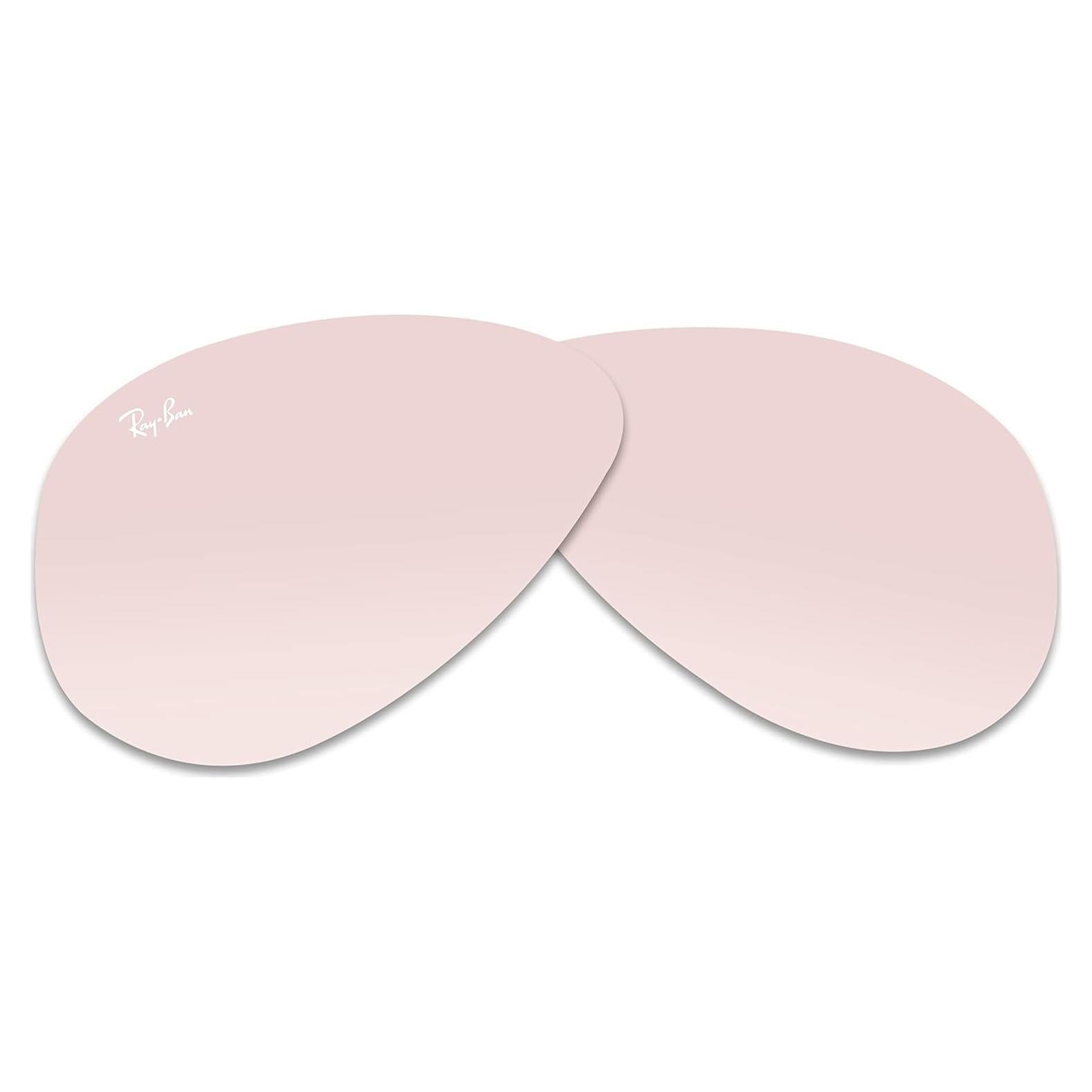 Lentes Ray-Ban RB3025 Aviator 62mm Rosa/Violeta + Kit
