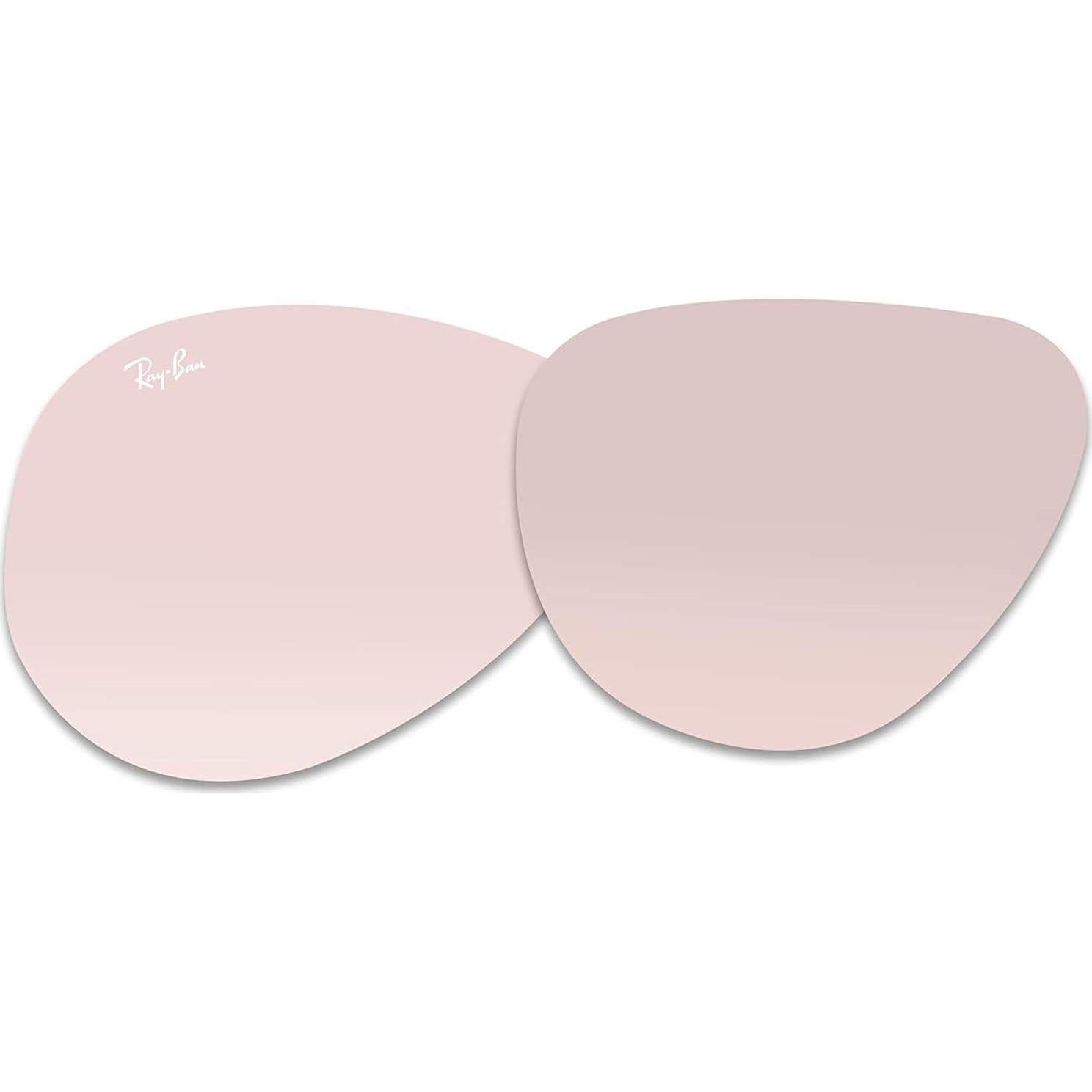 Lentes Ray-Ban RB3025 Aviator 62mm Rosa/Violeta + Kit