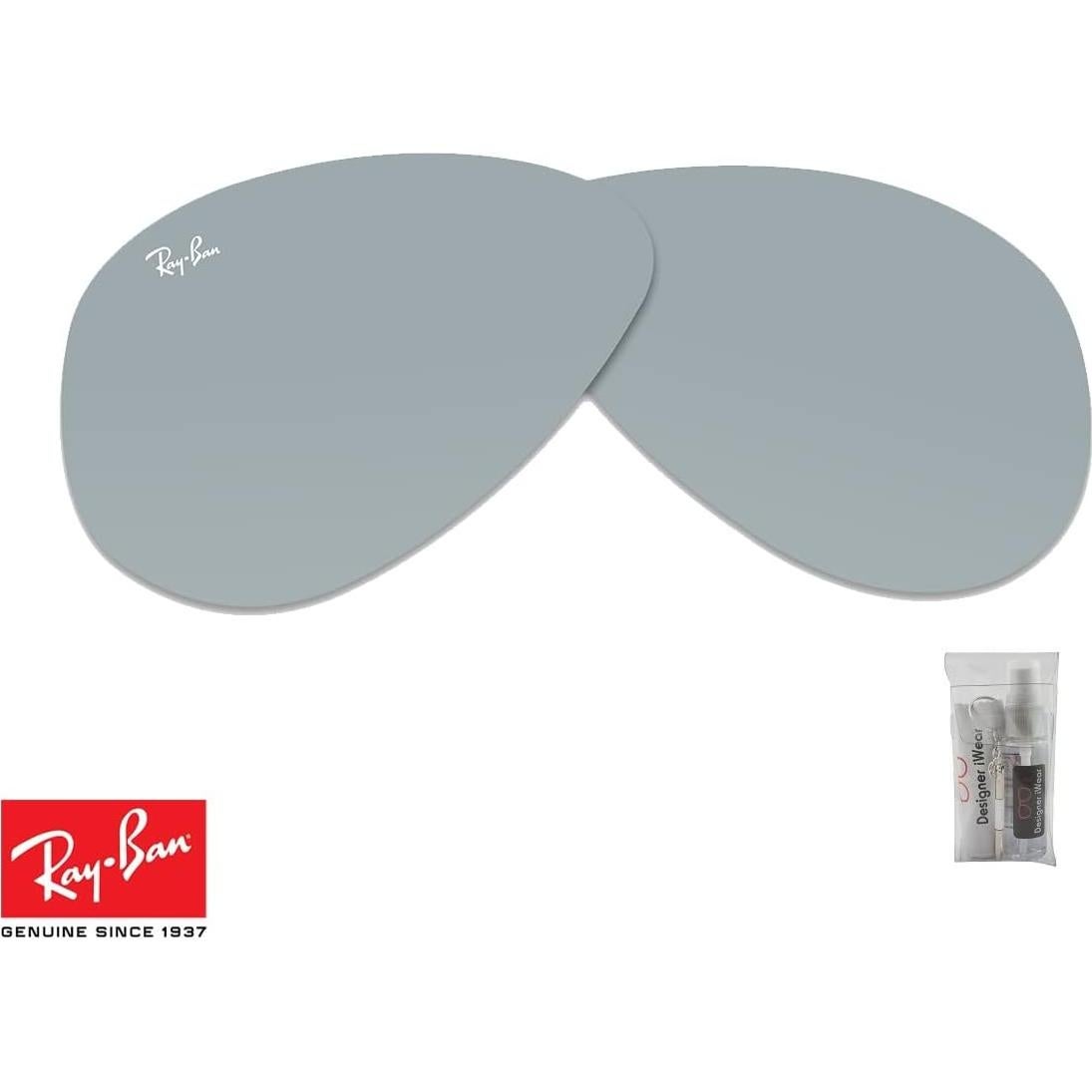 Lentes Ray-Ban RB3025 58mm Foto Azul + Kit de Cuidado