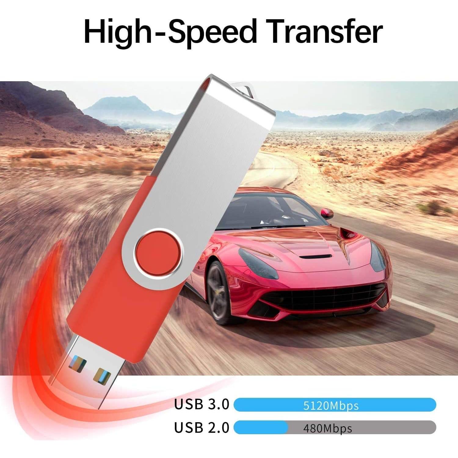 Pendrive USB 3.0 TOPESEL 16GB 5 Colores Mezclados