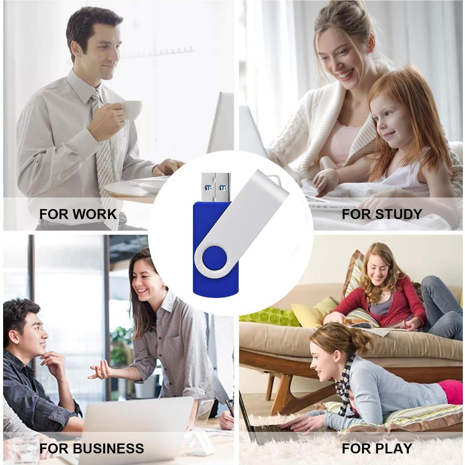 Pendrive USB 3.0 TOPESEL 16GB 5 Colores Mezclados