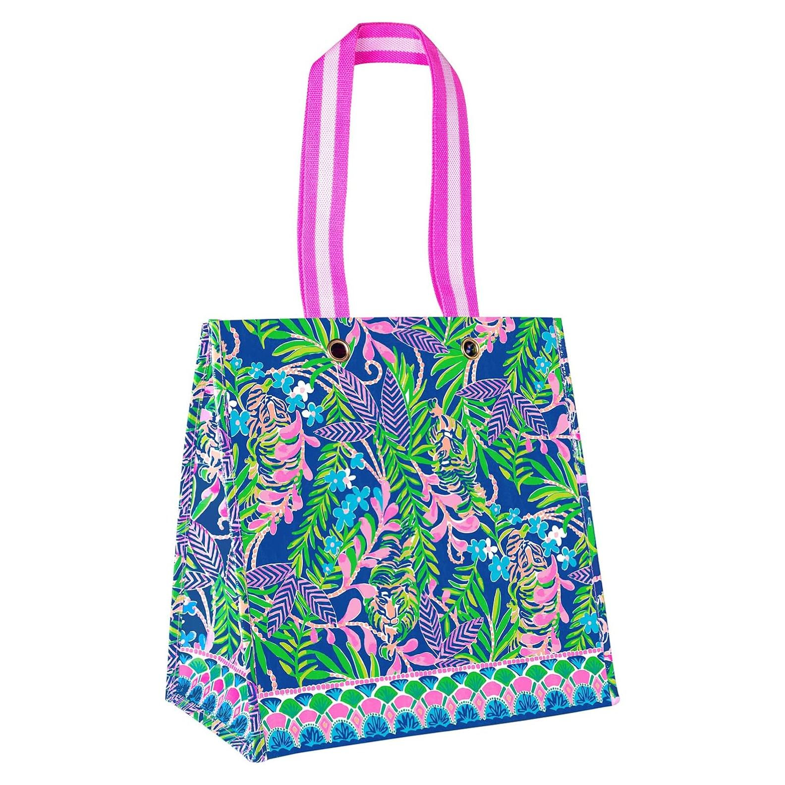 Bolsa de Compras Reutilizable Lilly Pulitzer - Tote Ecológica 35.6cm