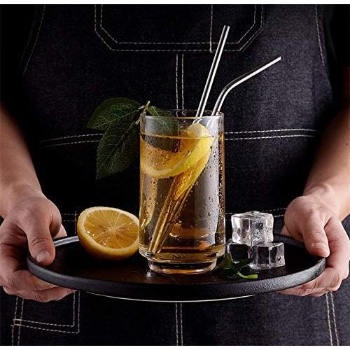 Popotes de Metal Reutilizables Sunwinc 100pcs 26.7cm Acero Inoxidable