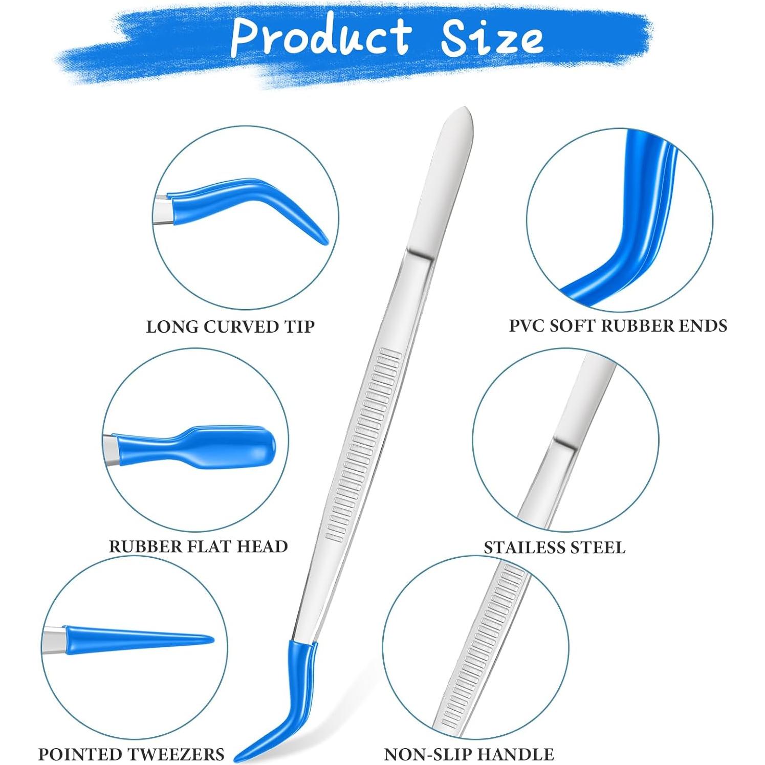 Conjunto de Pinzas de Goma Honoson - 3 Piezas para Manualidades