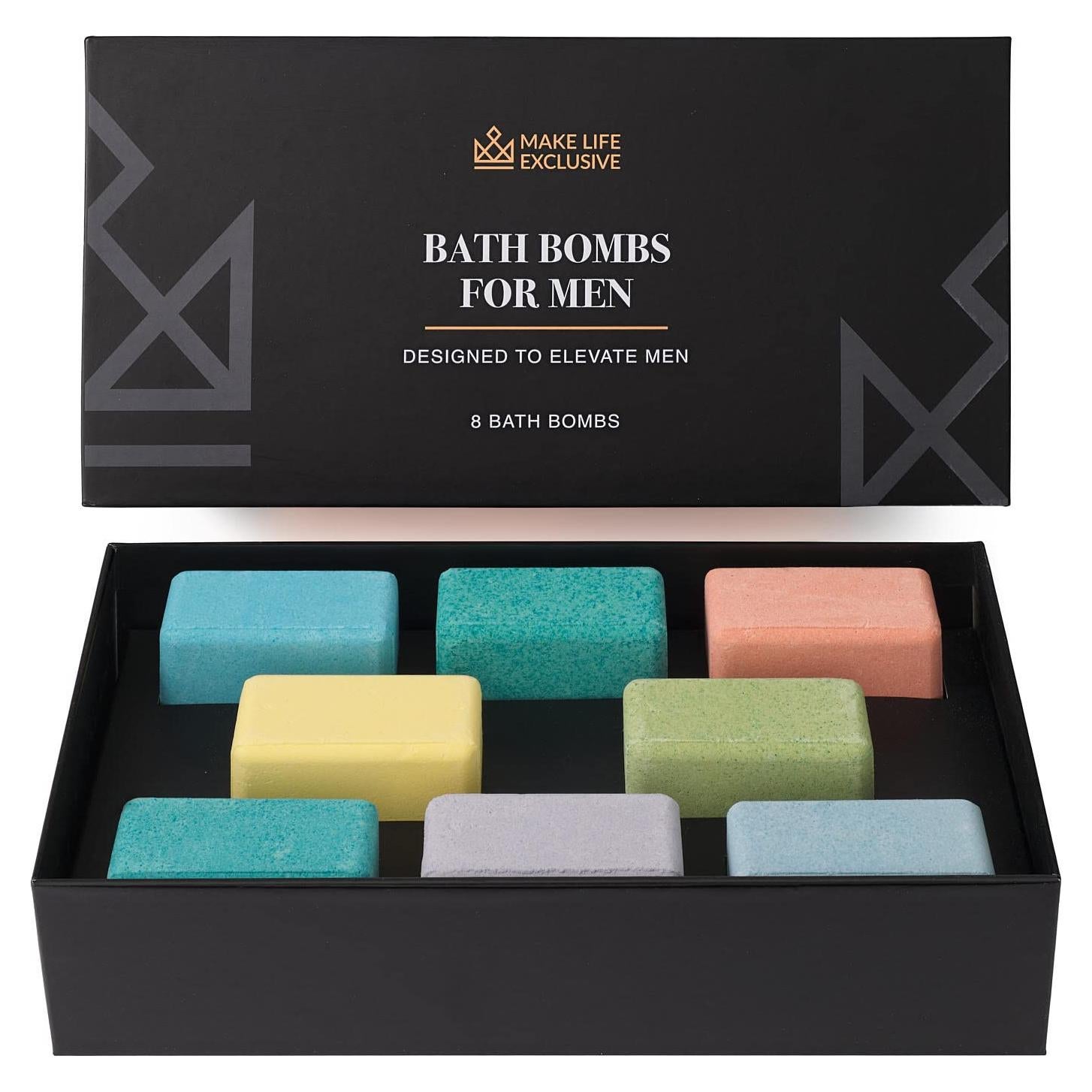 Bolas de Baño para Hombres MAKE LIFE EXCLUSIVE 8 Piezas 141g