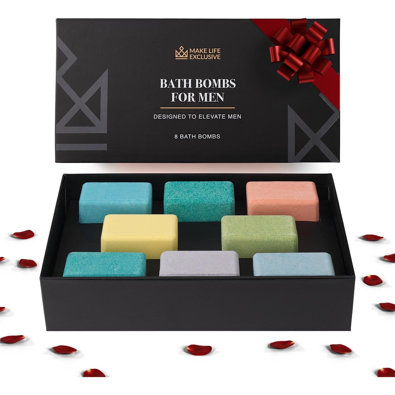 Bolas de Baño para Hombres MAKE LIFE EXCLUSIVE 8 Piezas 141g