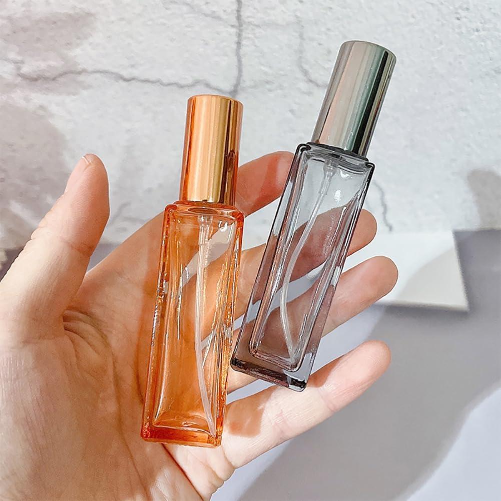 2 Botellas de Spray de Perfume de Vidrio 20ml GSHLLO Gris