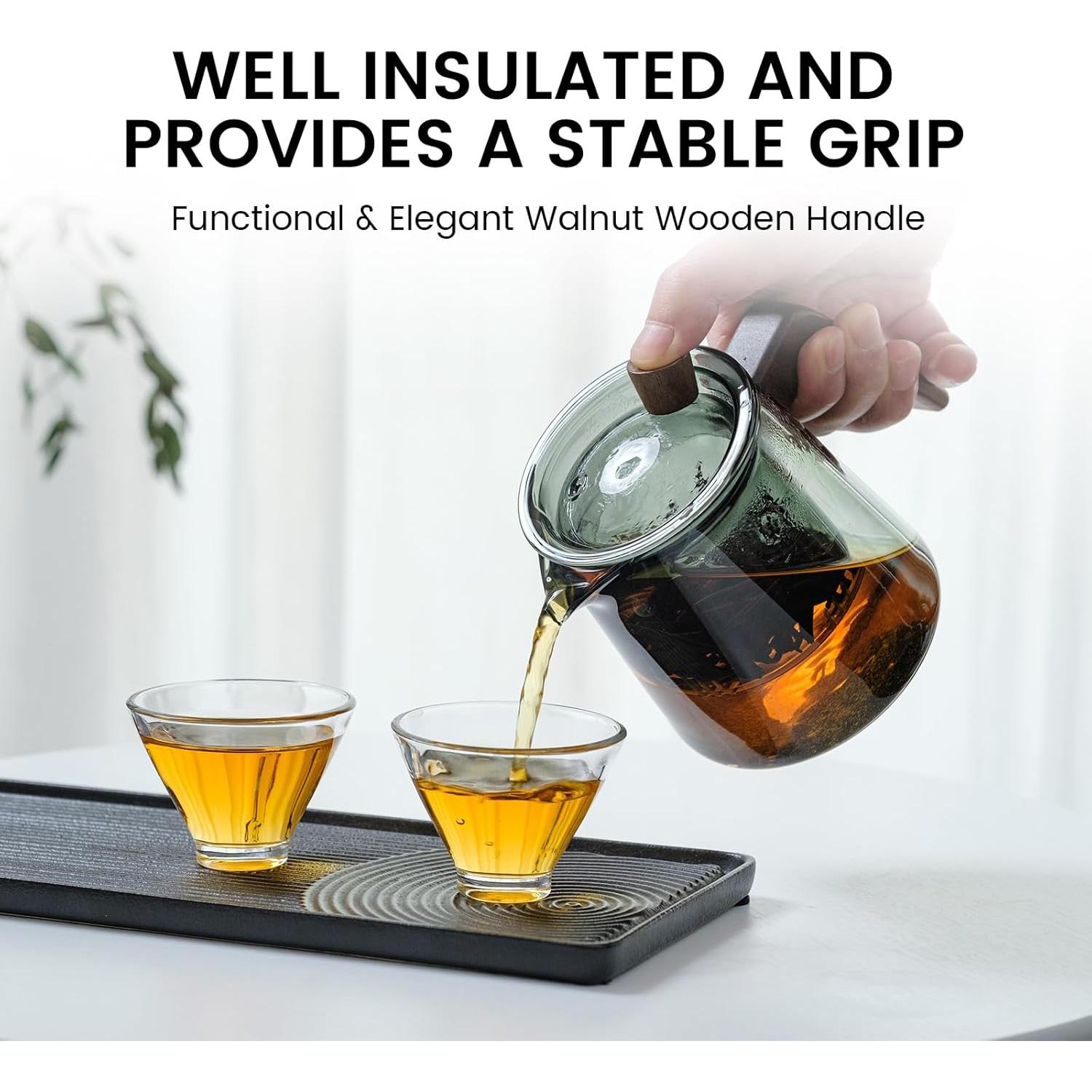 Tetera de Vidrio Tea Canyon 500ml con Infusor Removible