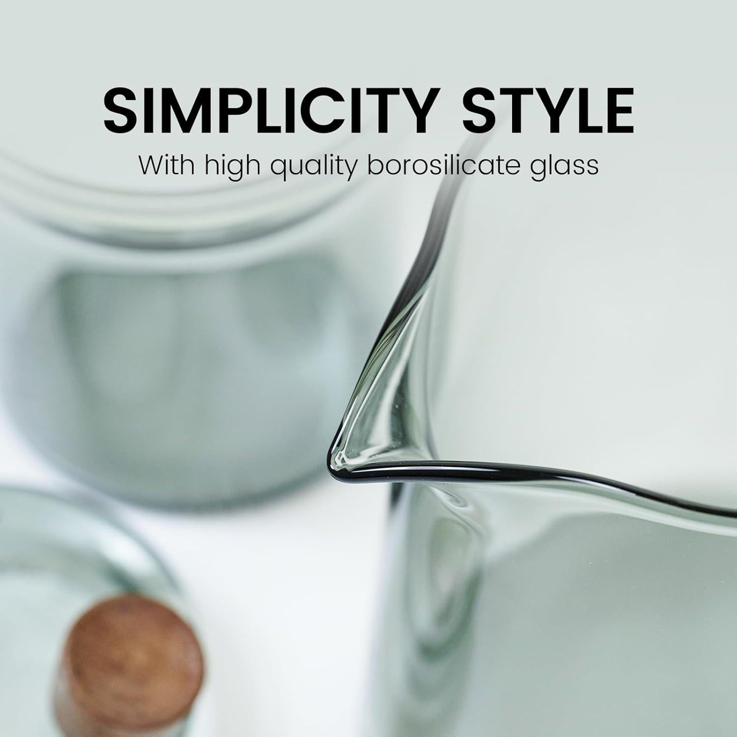 Tetera de Vidrio Tea Canyon 500ml con Infusor Removible