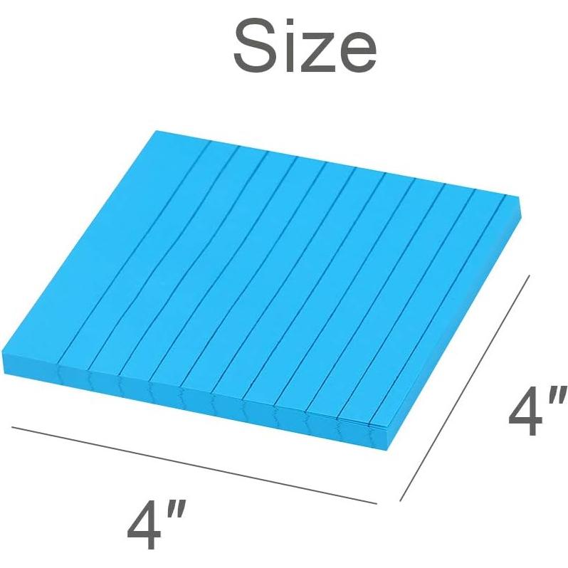Notas Adhesivas Rayadas 10x10 cm Vanpad 6 Bloc 72 Hojas