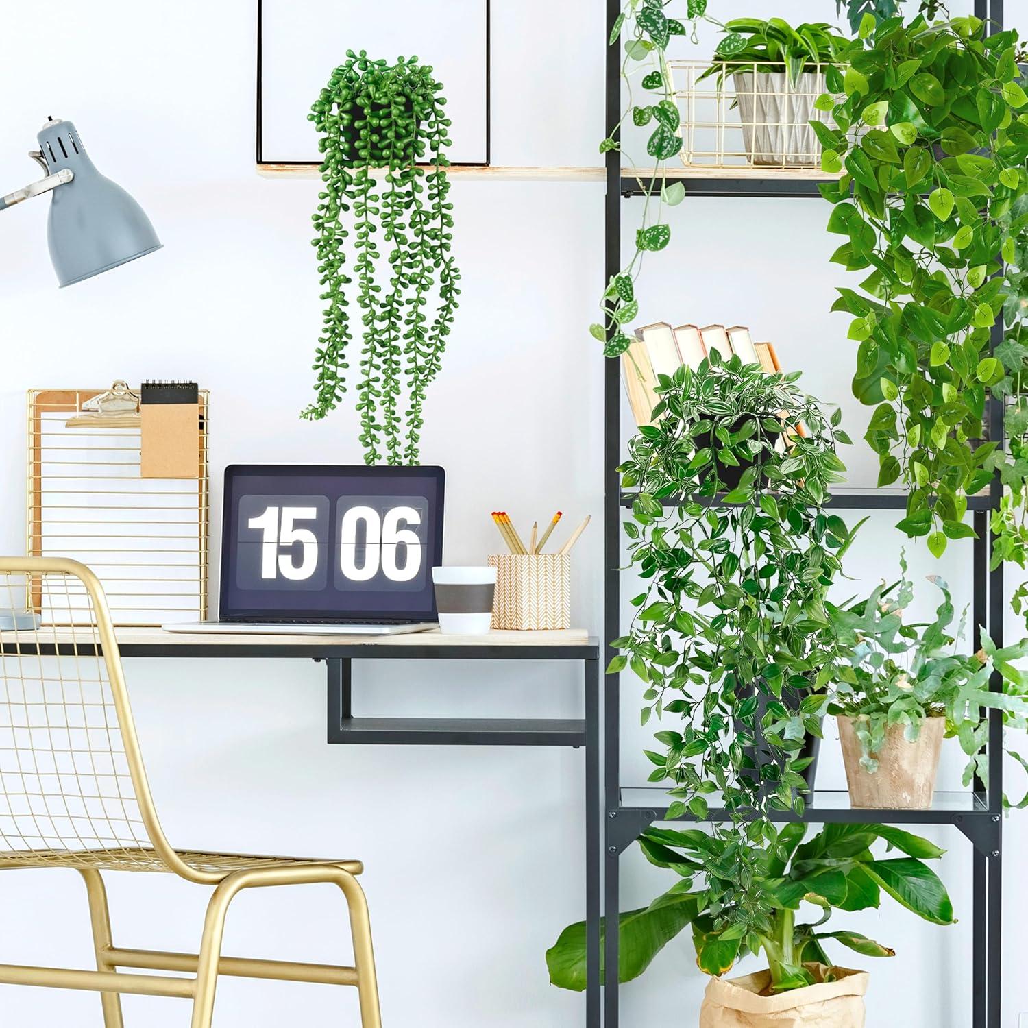 Plantas Colgantes Artificiales Palonu - 4 Unidades en Maceta