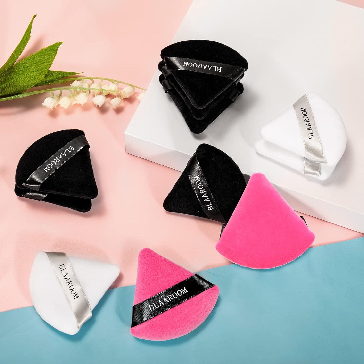 Esponjas de Maquillaje BLAAROOM 12 Piezas Triángulo Negro