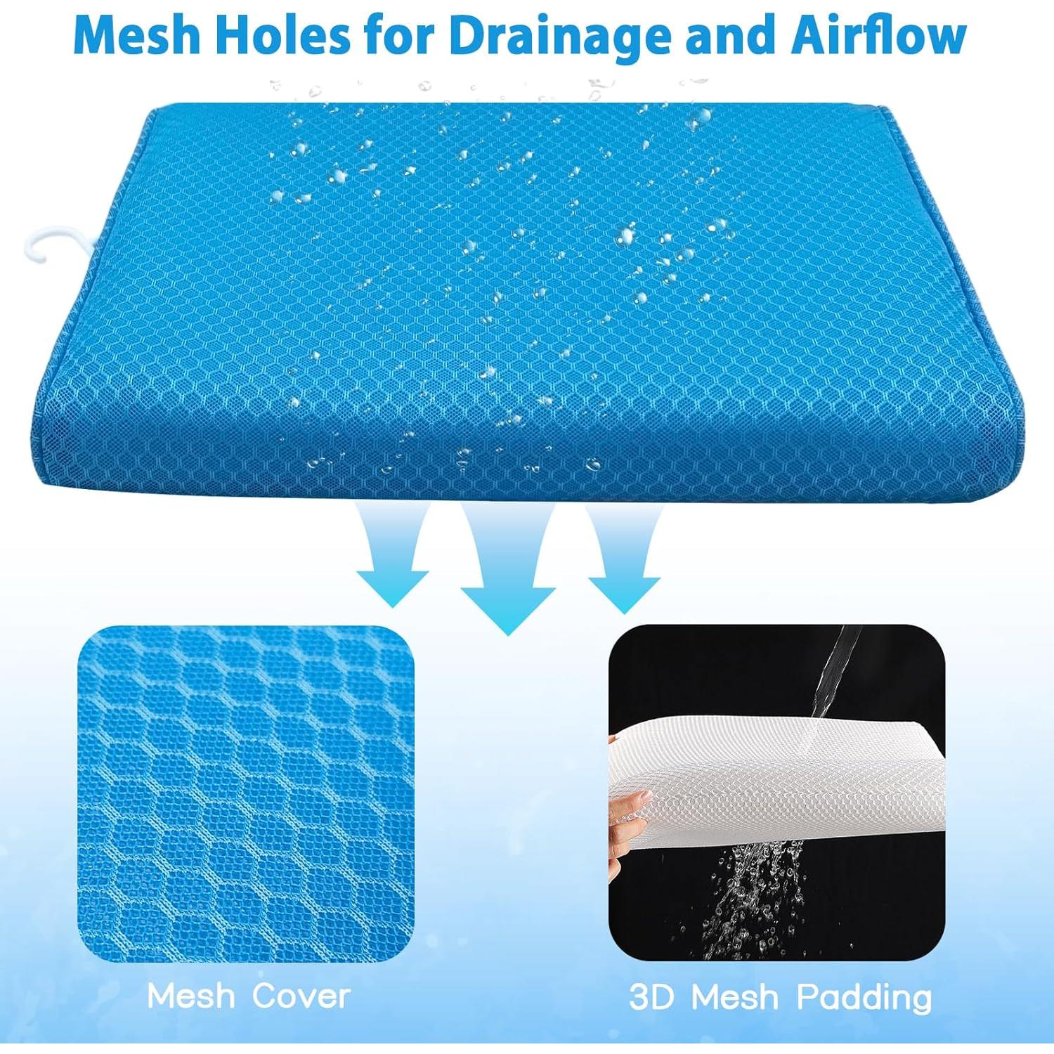 Cojín para Silla de Ducha AEROiVi SCC01 Antideslizante 40x30cm