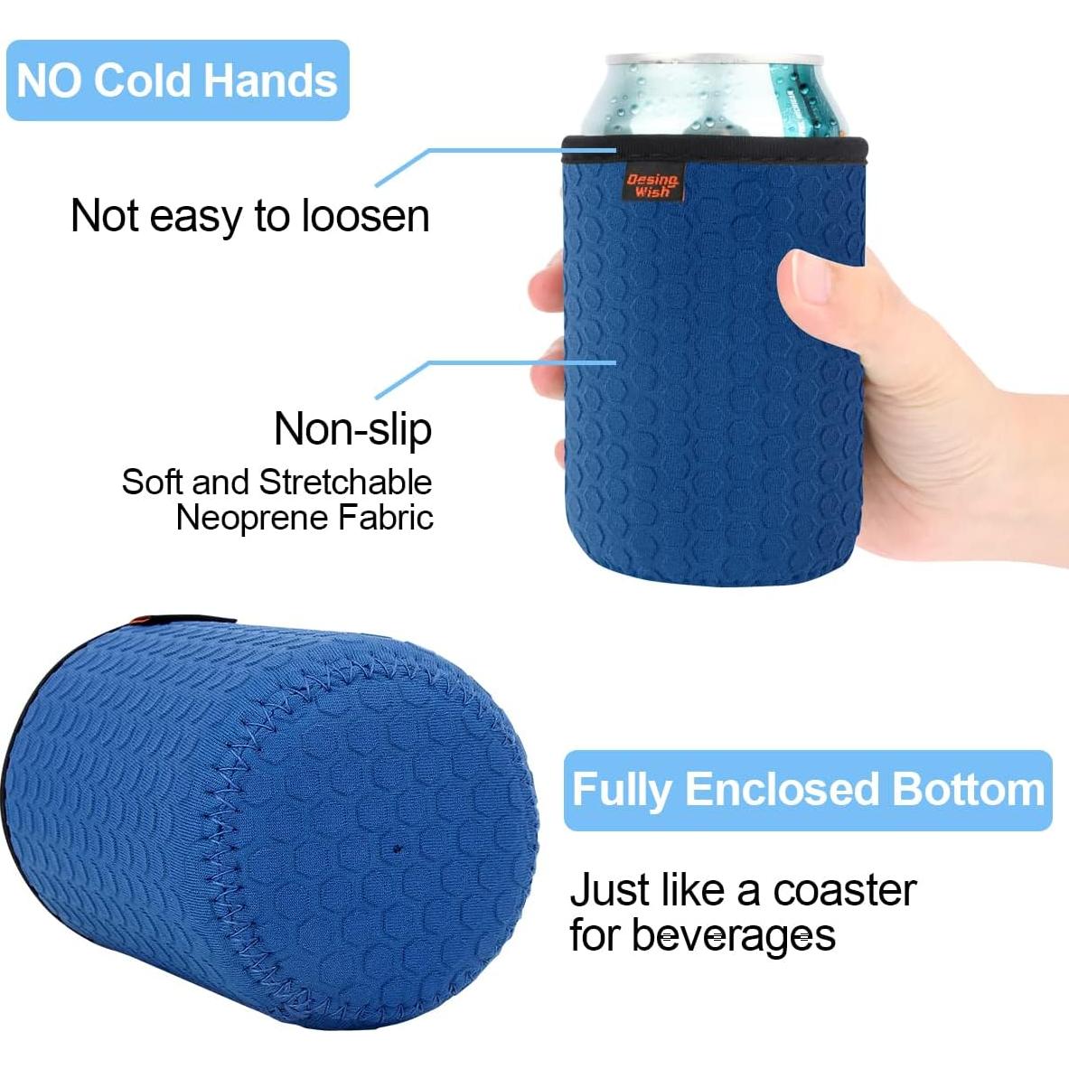 Manga Enfriadora de Lata 12oz Desing Wish Neopreno 3 Pack