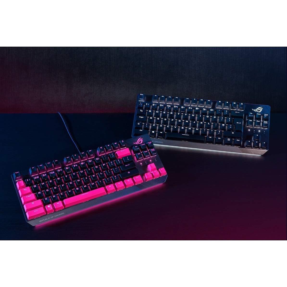 Teclado Mecánico ASUS ROG Strix Scope TKL Electro Punk Rosa