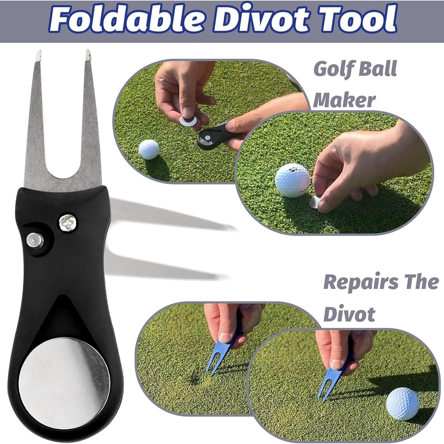 Kit de Accesorios de Golf 11 Pcs Karamagic - Toalla, Cepillo, Tees