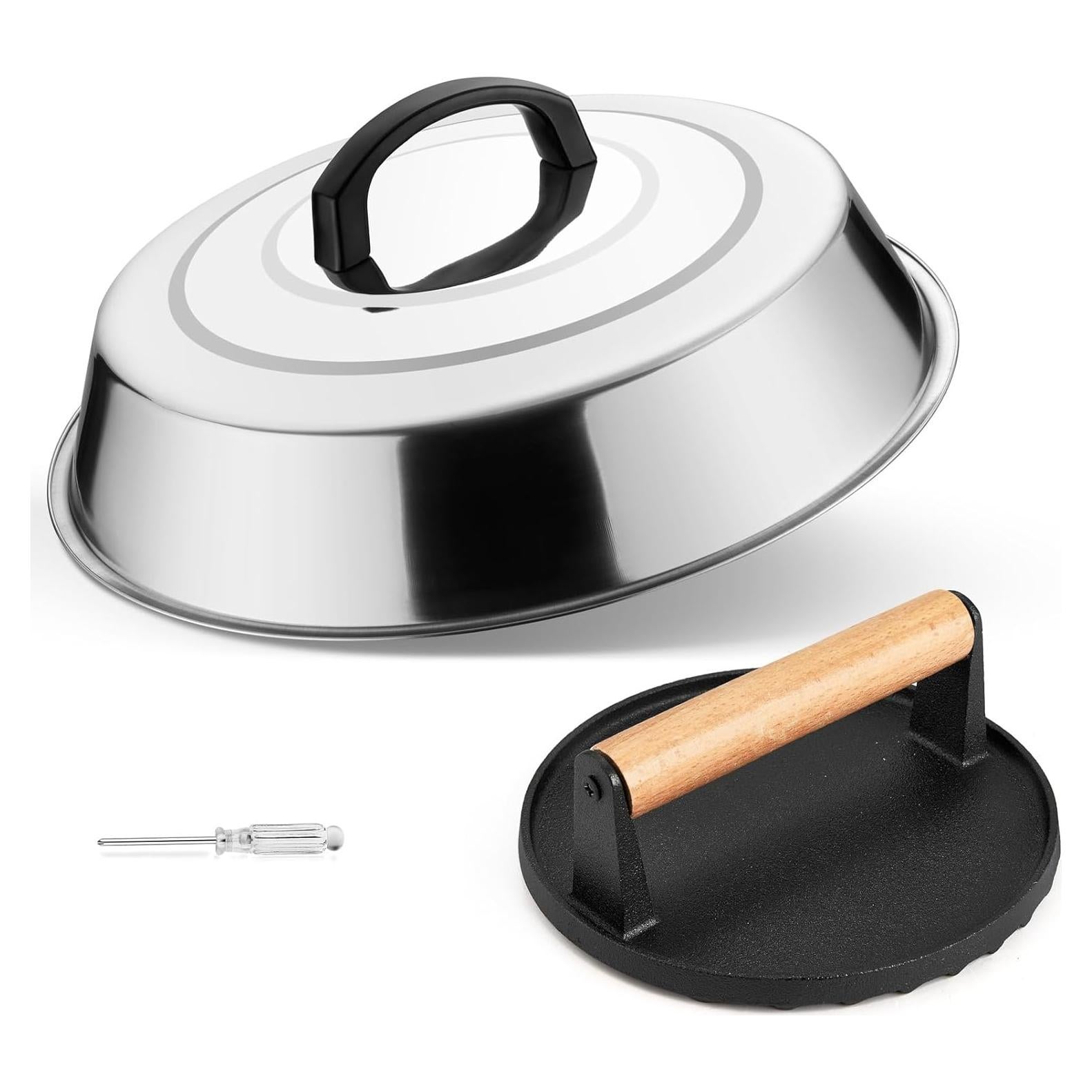 Domo Derretido y Prensa de Hierro Fundido Leonyo 30 cm