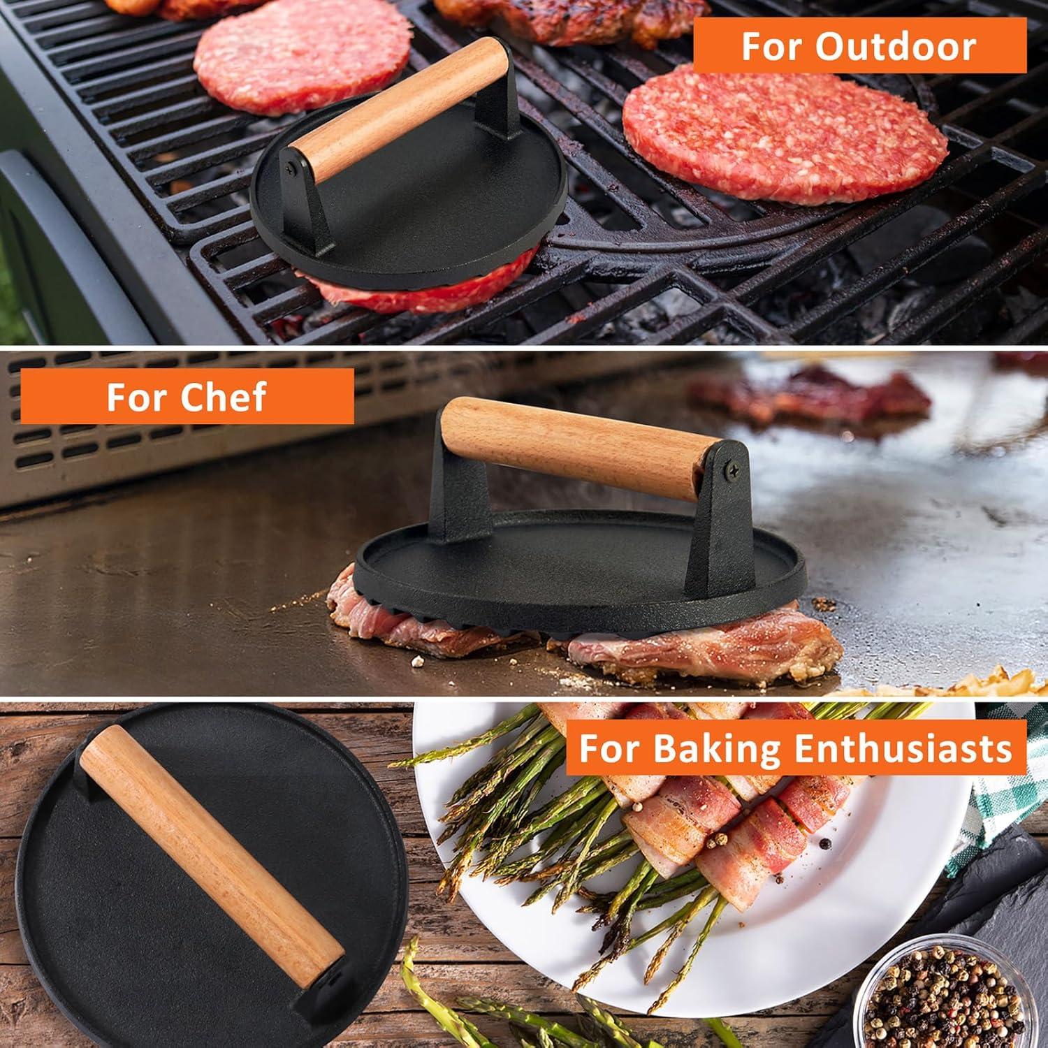 Domo Derretido y Prensa de Hierro Fundido Leonyo 30 cm