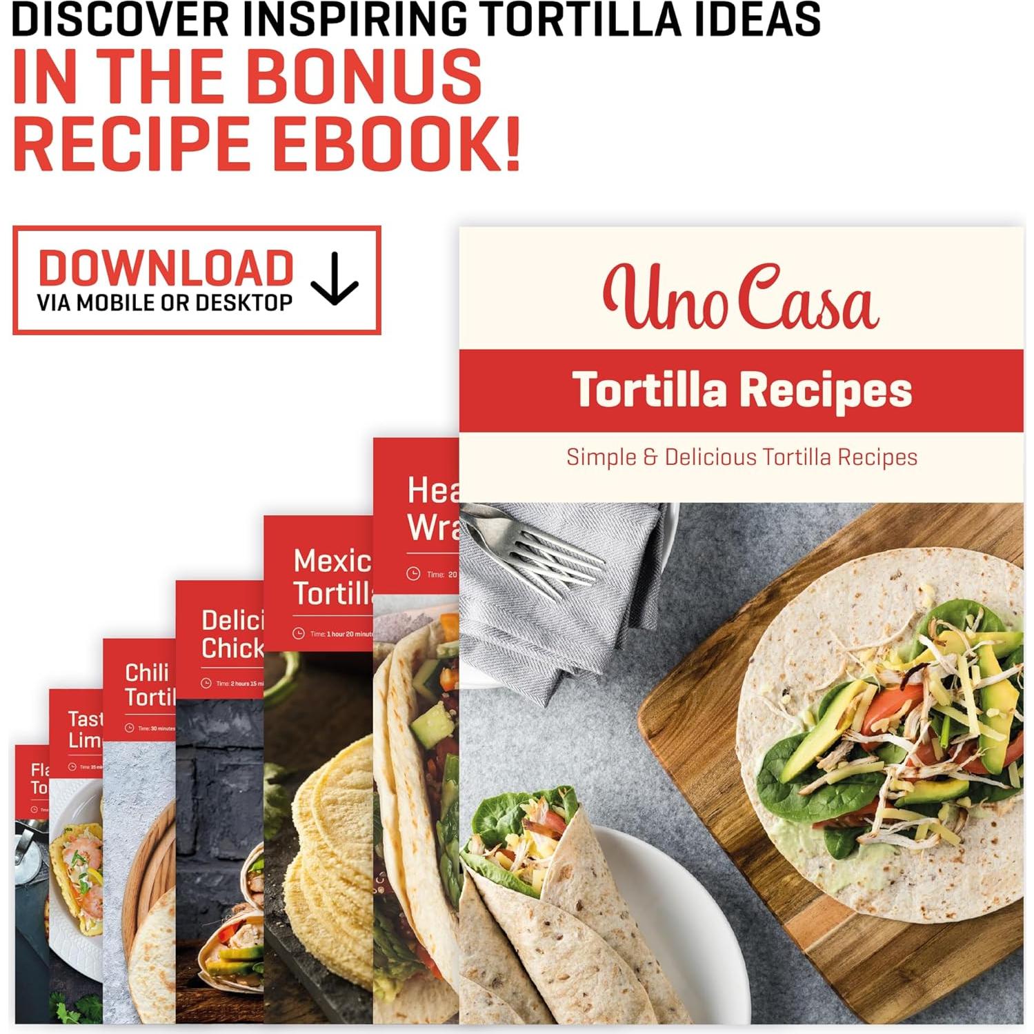 Sartén de Hierro Fundido Uno Casa 26.67 cm - Comal para Tortillas