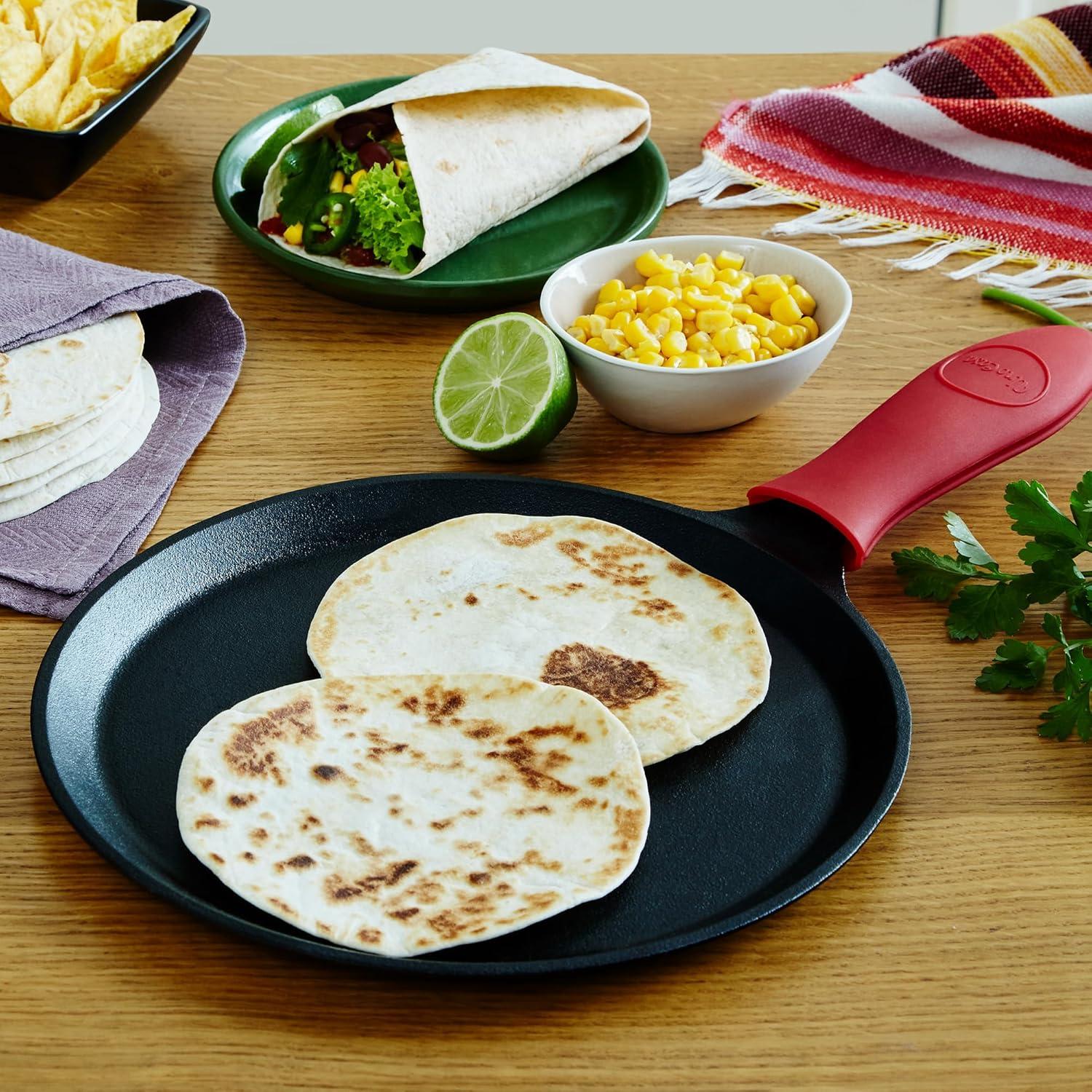 Sartén de Hierro Fundido Uno Casa 26.67 cm - Comal para Tortillas