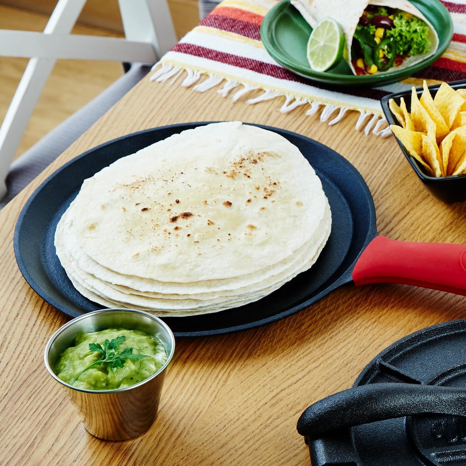 Sartén de Hierro Fundido Uno Casa 26.67 cm - Comal para Tortillas