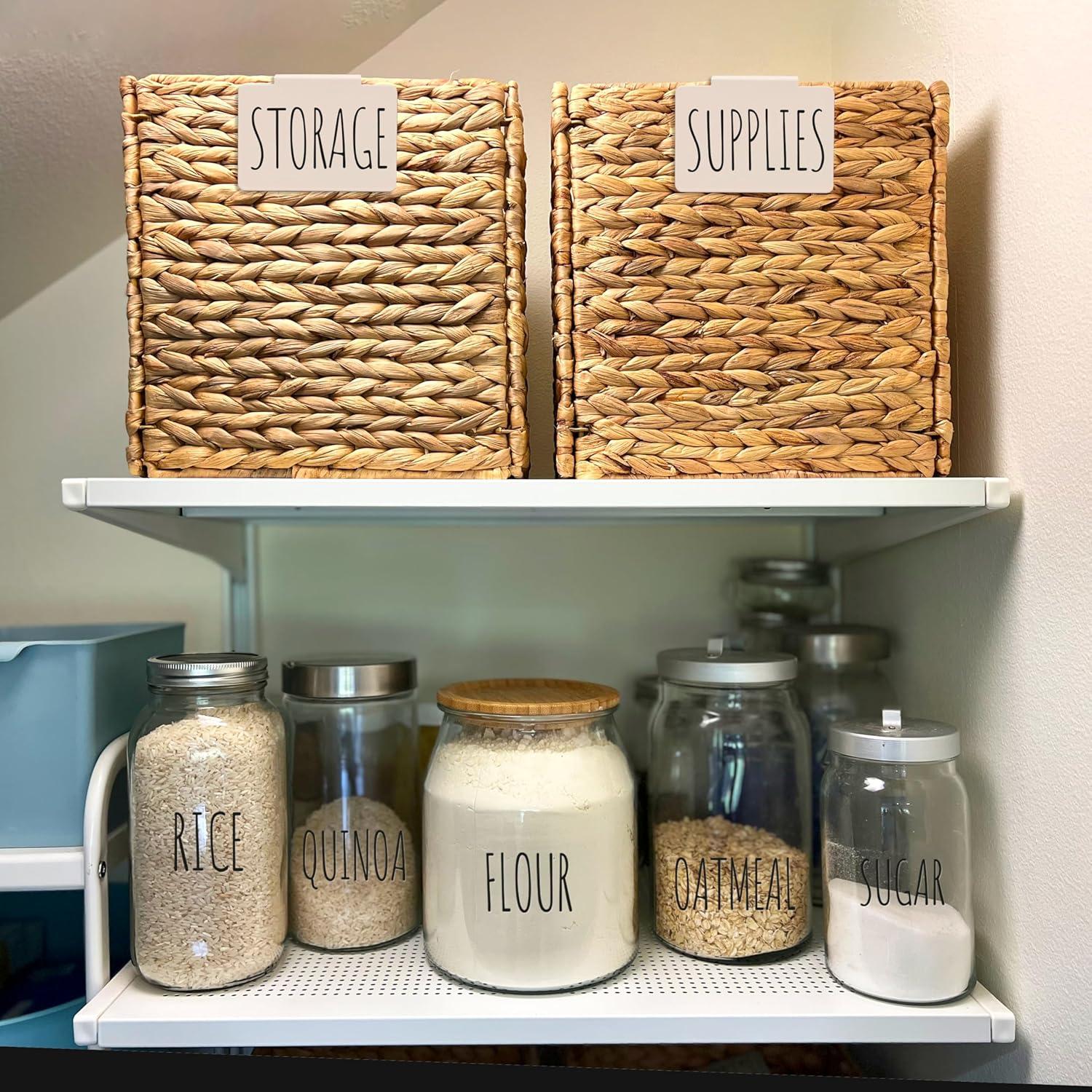 Etiquetas de Metal Antideslizantes Hygge & Sage - 8 Piezas