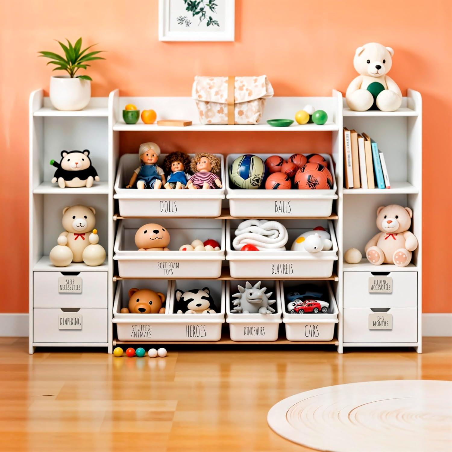 Etiquetas de Metal Antideslizantes Hygge & Sage - 8 Piezas