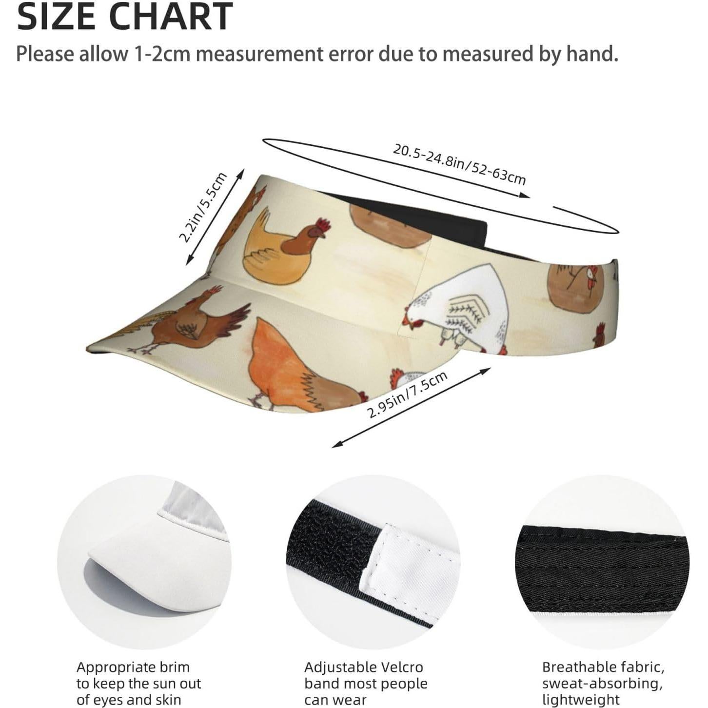 Gorro Visera Deportivo Unisex Ajustable Top Level Protección UV