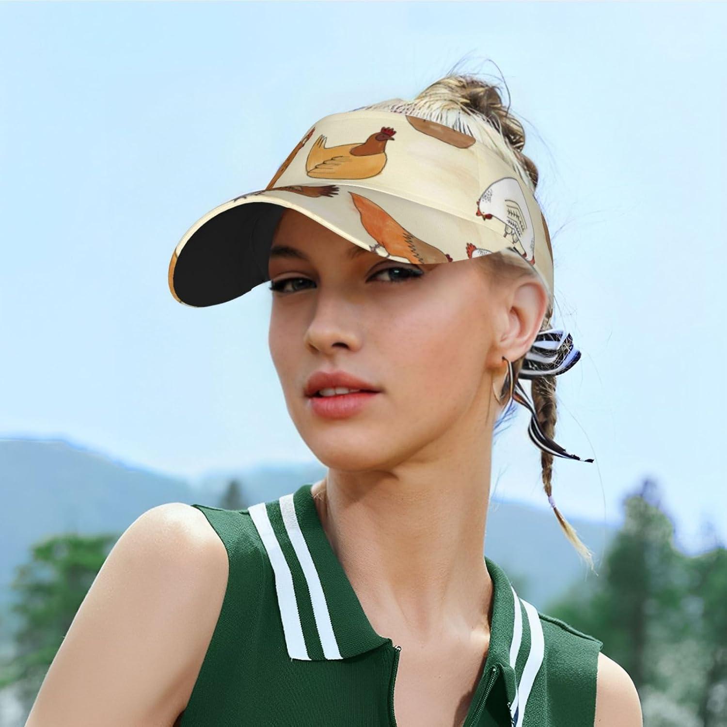 Gorro Visera Deportivo Unisex Ajustable Top Level Protección UV