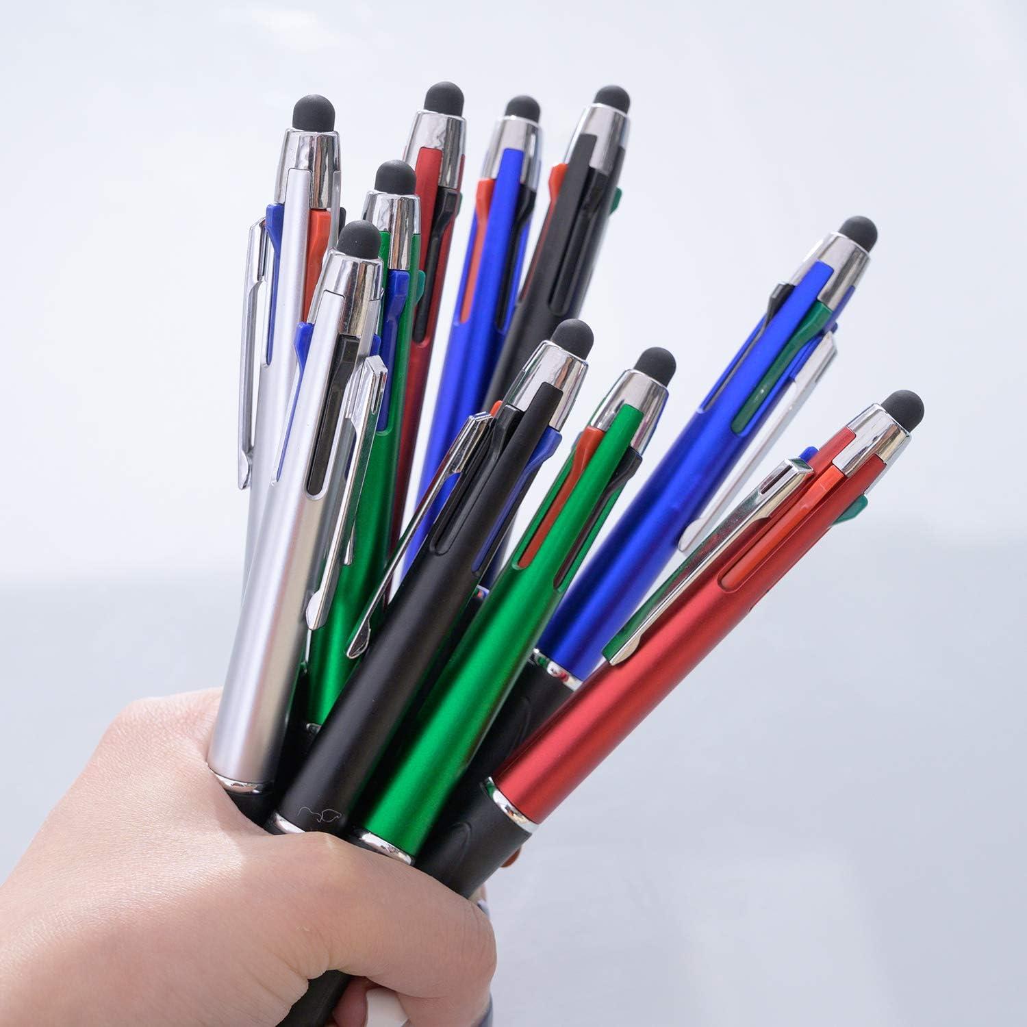 Bolígrafo 4 Colores MiSiBao con Stylus Punta Media 1.0mm