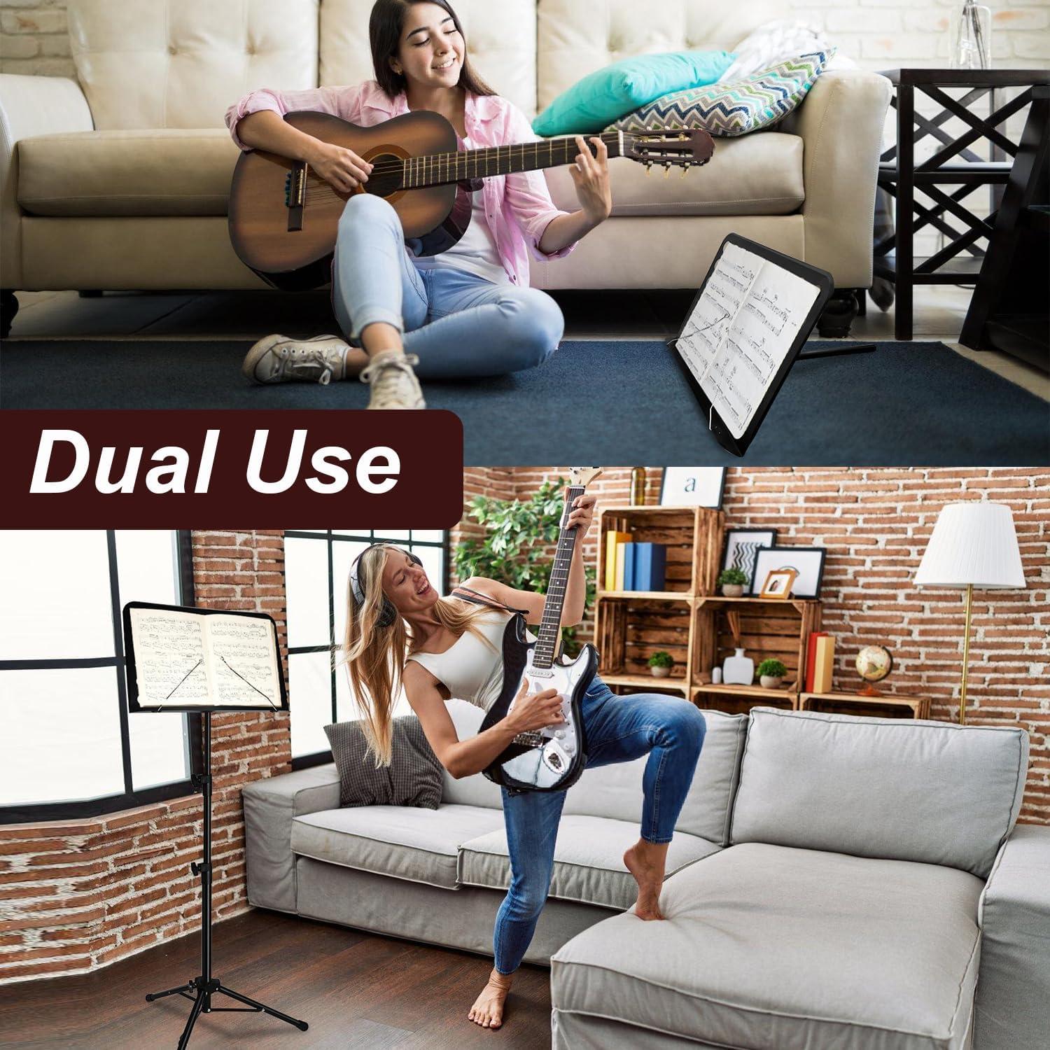 Soporte de Partituras Ajustable Metal HOLANHING 33-144 cm