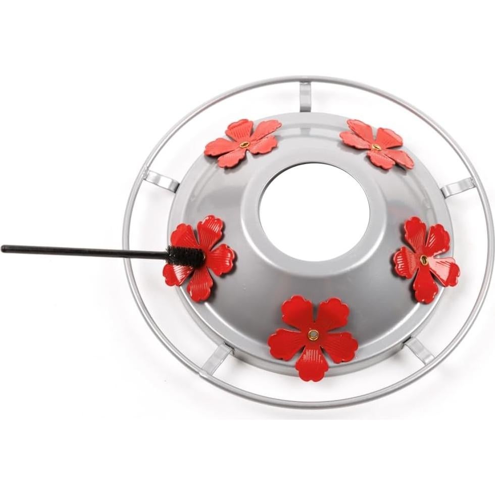 Cubierta de Metal para Alimentador de Colibrí WOSIBO Plata