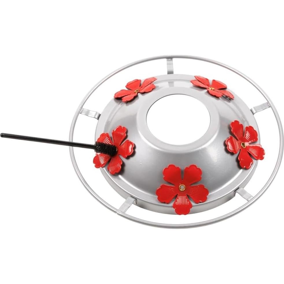 Cubierta de Metal para Alimentador de Colibrí WOSIBO Plata