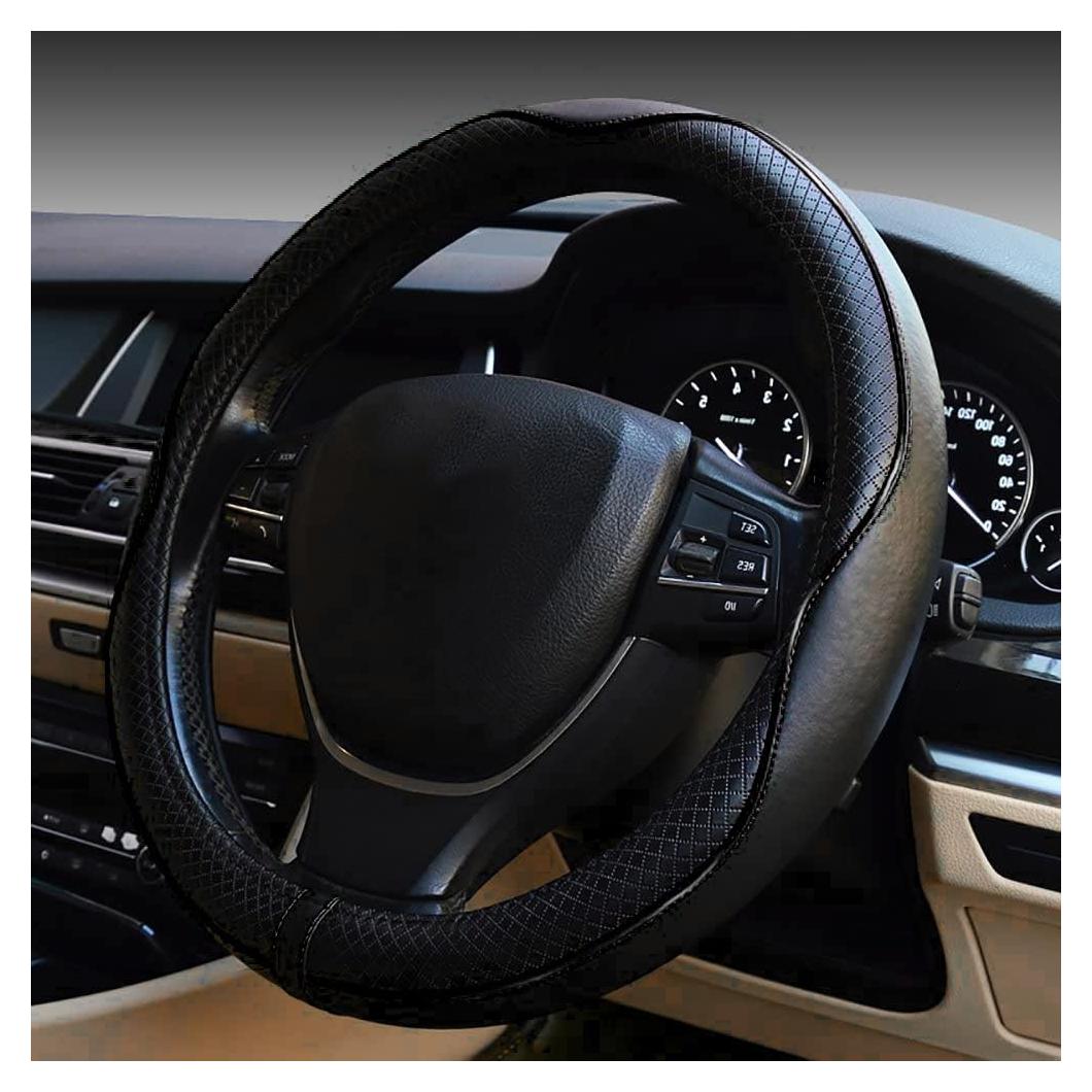 Funda de Volante de Coche ESEWALAS Cuero Antideslizante 36.83-38.1 cm