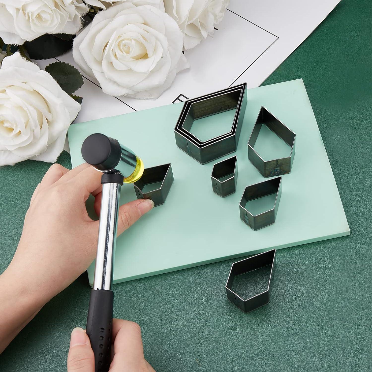 Juego de Troqueles de Corte de Cuero SUPERDANT 8 Piezas Acero