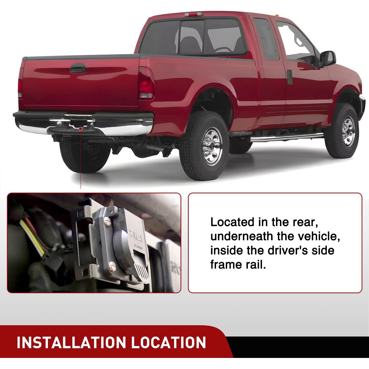 Arnés de Cableado para Remolque Nilight 7 Pines Ford F250-F550 1999-2001