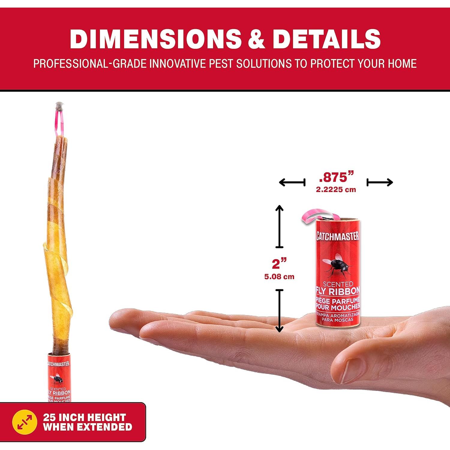 Trampa Adhesiva para Moscas Catchmaster 20 Unidades No Tóxica