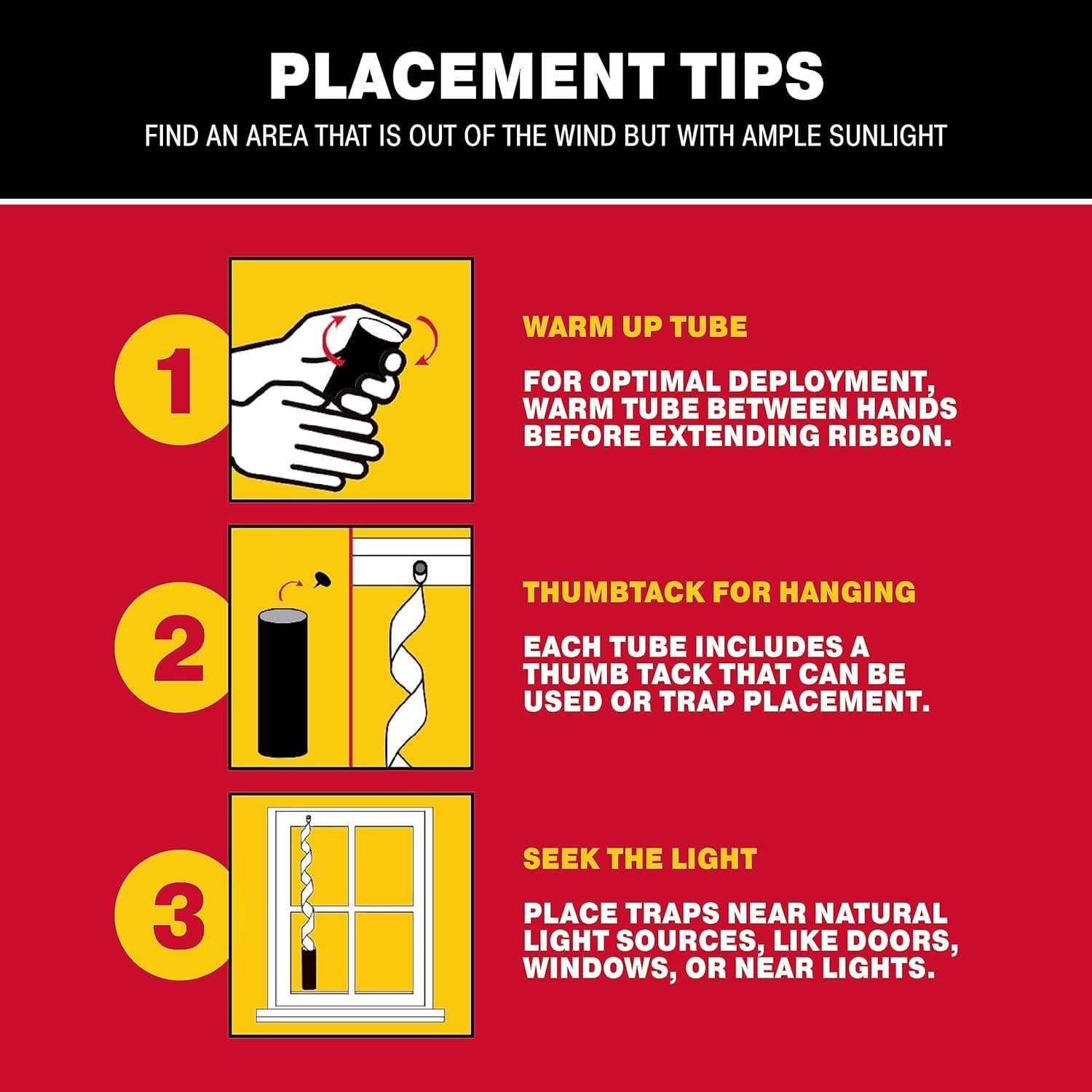 Trampa Adhesiva para Moscas Catchmaster 20 Unidades No Tóxica