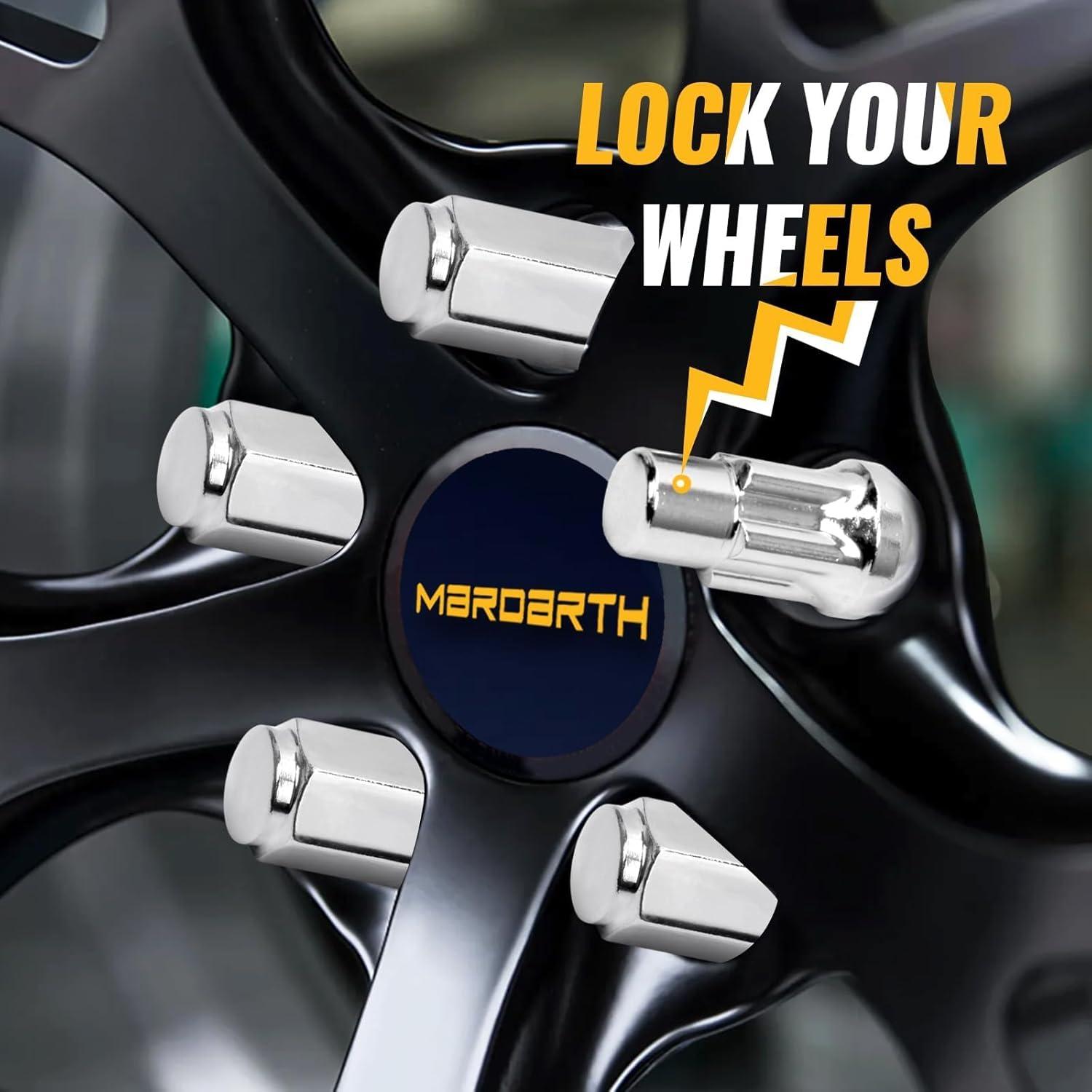 Juego de 4 Tuercas de Rueda de Bloqueo Mardarth 45mm Antirrobo